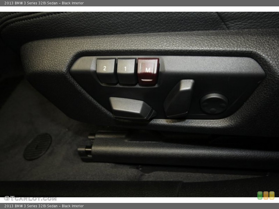 Black Interior Controls for the 2013 BMW 3 Series 328i Sedan #70425559