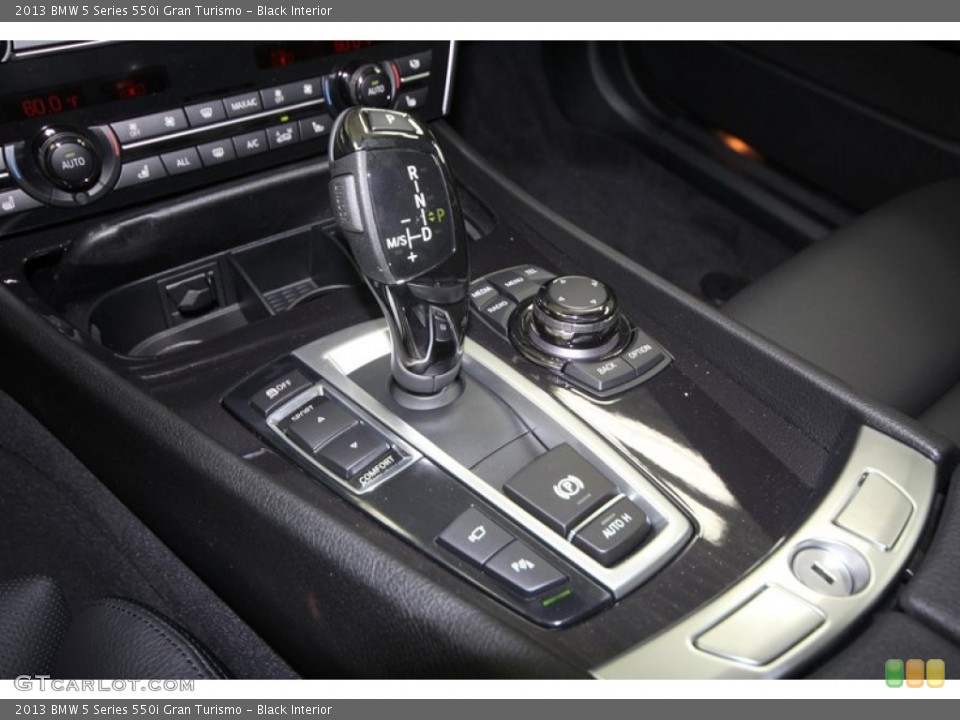 Black Interior Transmission for the 2013 BMW 5 Series 550i Gran Turismo #70427827