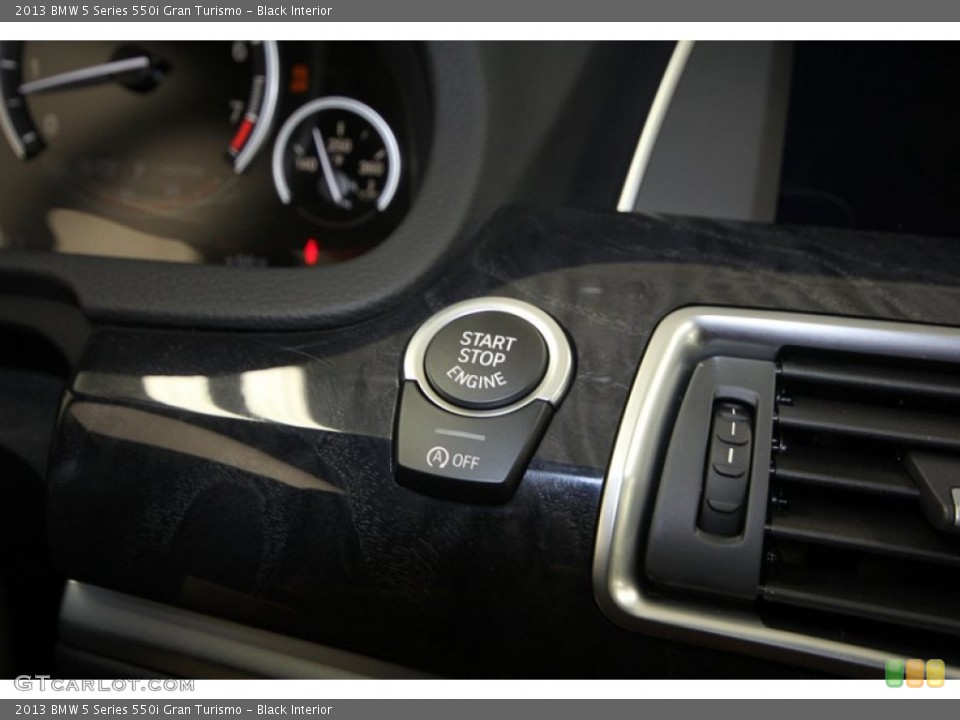 Black Interior Controls for the 2013 BMW 5 Series 550i Gran Turismo #70427850