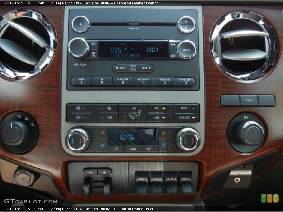 Chaparral Leather Interior Controls for the 2012 Ford F350 Super Duty King Ranch Crew Cab 4x4 Dually #70429030