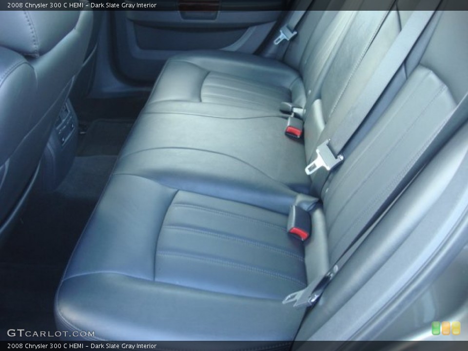 Dark Slate Gray Interior Rear Seat for the 2008 Chrysler 300 C HEMI #70431583