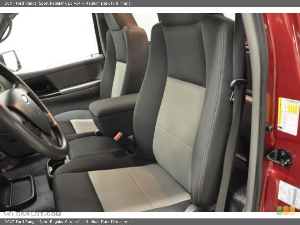 Medium Dark Flint Interior Front Seat for the 2007 Ford Ranger Sport Regular Cab 4x4 #70432786