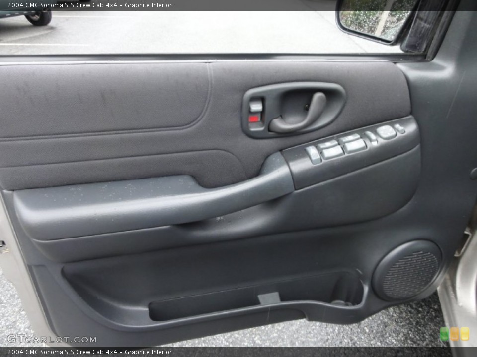 Graphite Interior Door Panel for the 2004 GMC Sonoma SLS Crew Cab 4x4 #70439494