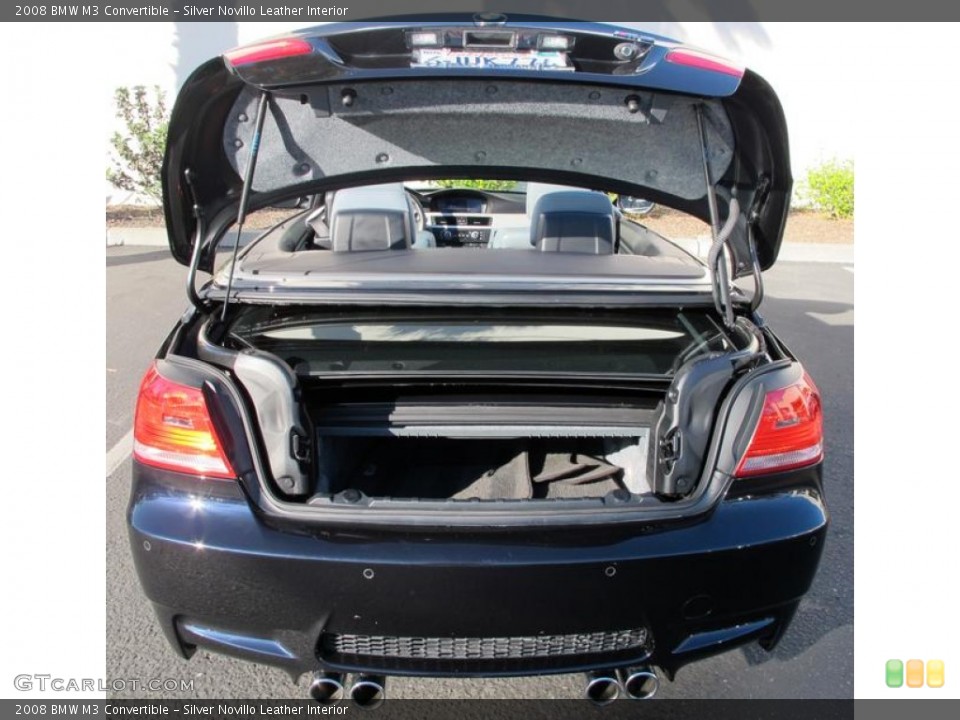 Silver Novillo Leather Interior Trunk for the 2008 BMW M3 Convertible #70439563