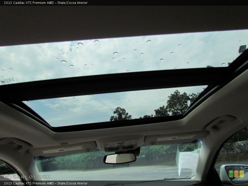 Shale/Cocoa Interior Sunroof for the 2013 Cadillac XTS Premium AWD #70440400
