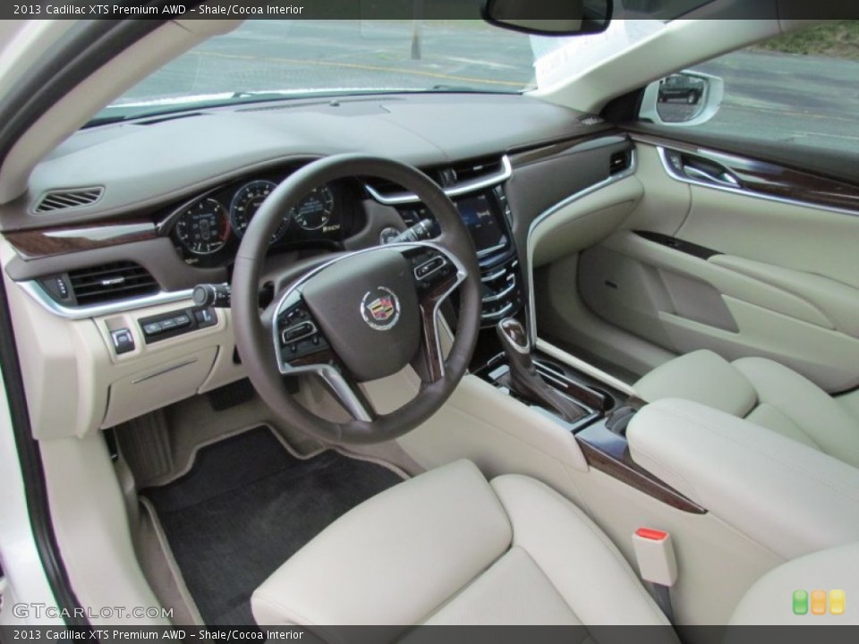 Shale/Cocoa Interior Prime Interior for the 2013 Cadillac XTS Premium AWD #70440415