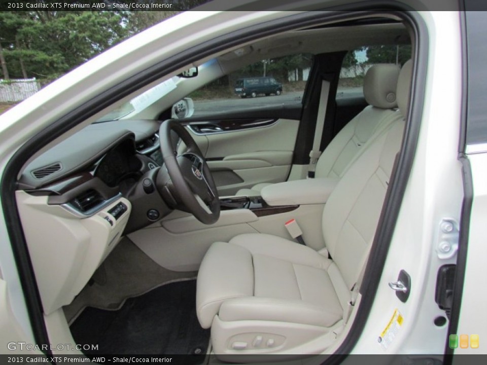 Shale/Cocoa Interior Front Seat for the 2013 Cadillac XTS Premium AWD #70440424