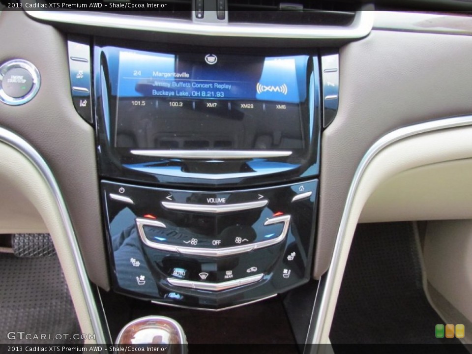 Shale/Cocoa Interior Controls for the 2013 Cadillac XTS Premium AWD #70440451