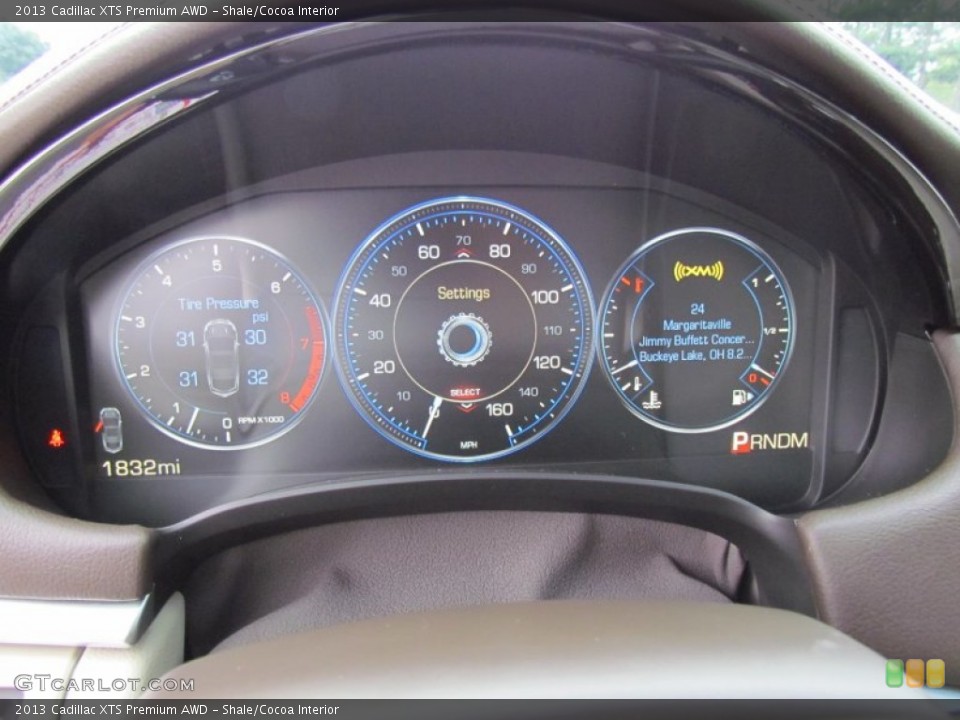 Shale/Cocoa Interior Gauges for the 2013 Cadillac XTS Premium AWD #70440459