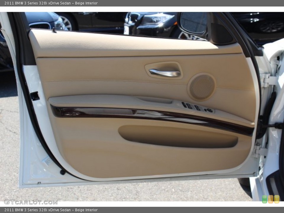 Beige Interior Door Panel for the 2011 BMW 3 Series 328i xDrive Sedan #70440898