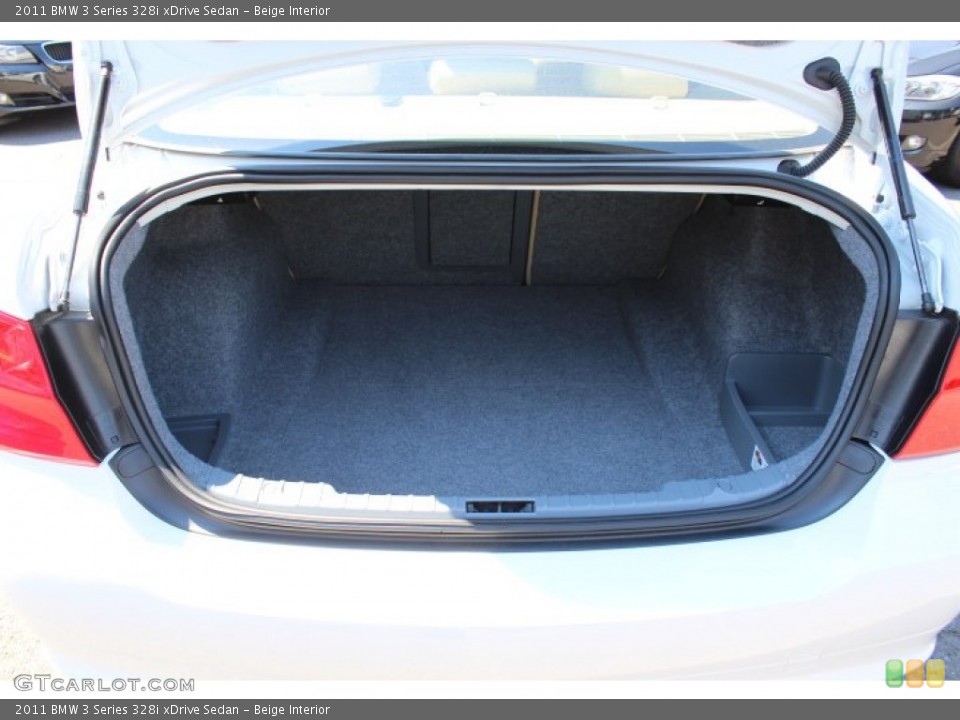Beige Interior Trunk for the 2011 BMW 3 Series 328i xDrive Sedan #70440997