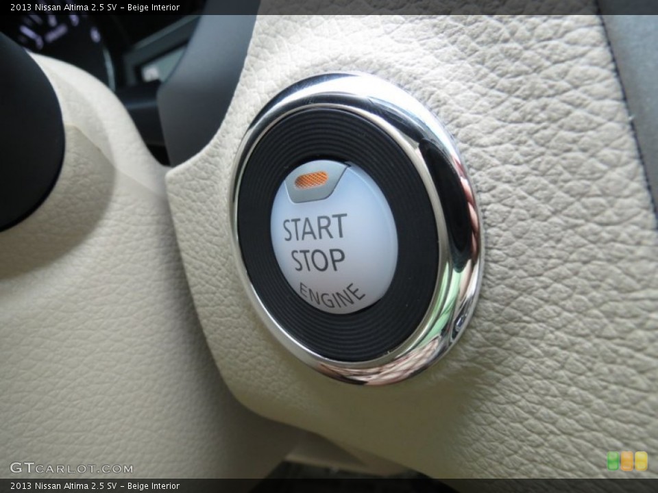 Beige Interior Controls for the 2013 Nissan Altima 2.5 SV #70445779