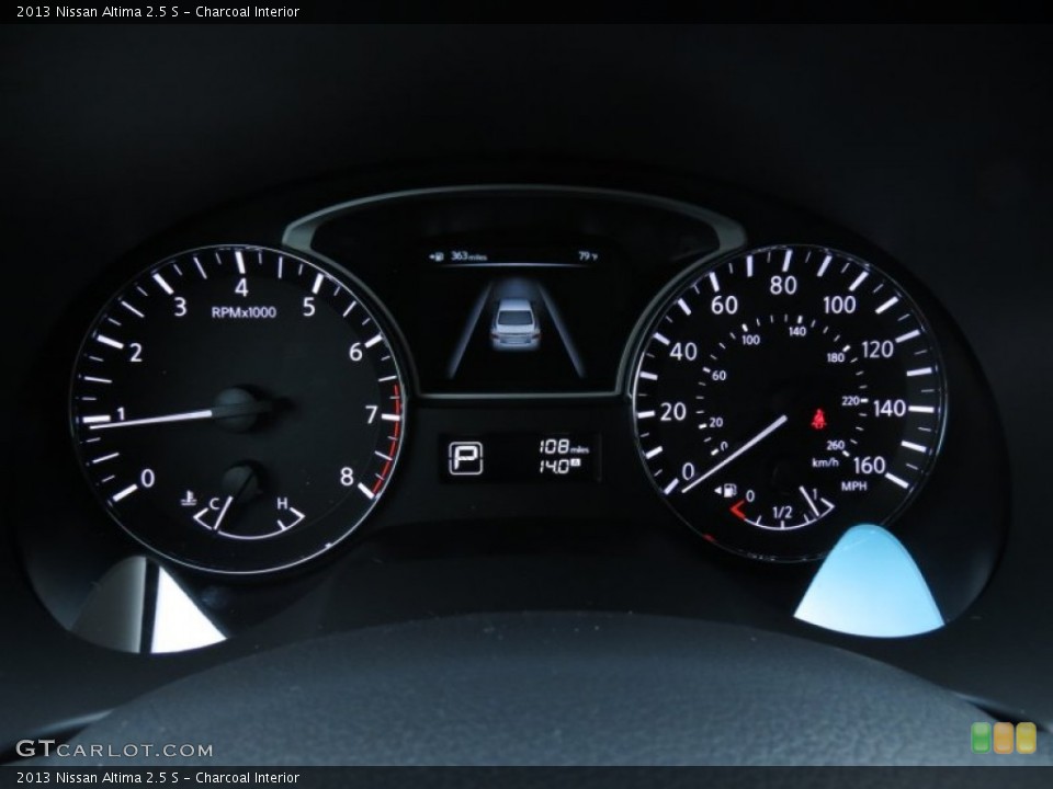 Charcoal Interior Gauges for the 2013 Nissan Altima 2.5 S #70446082