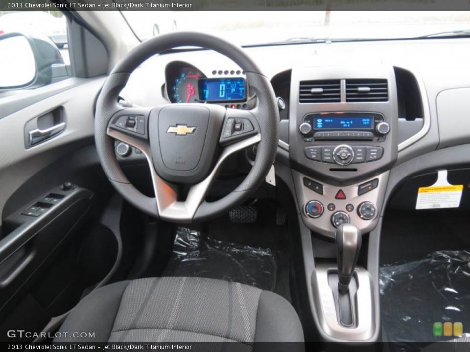 Jet Black/Dark Titanium Interior Dashboard for the 2013 Chevrolet Sonic LT Sedan #70446853