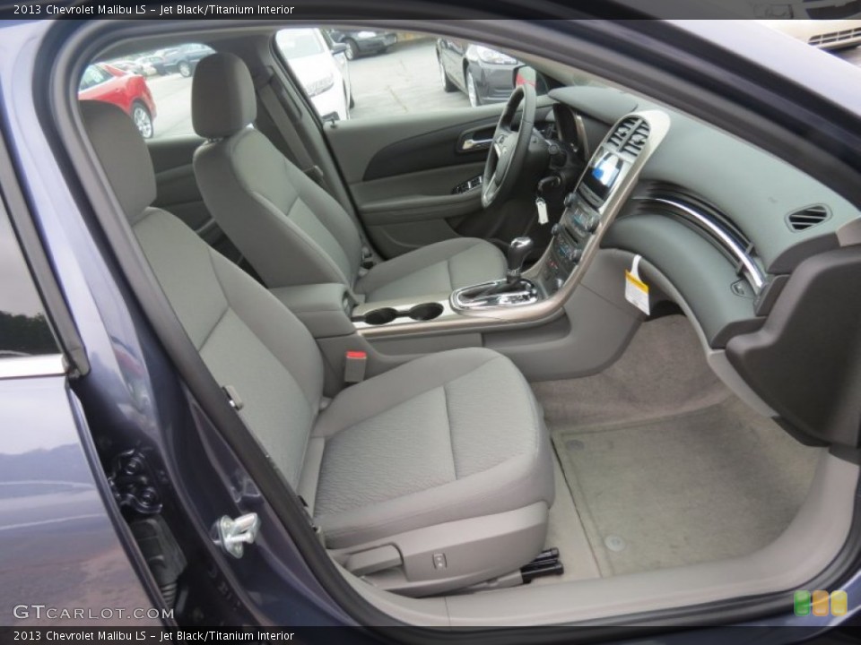 Jet Black/Titanium Interior Front Seat for the 2013 Chevrolet Malibu LS #70447645