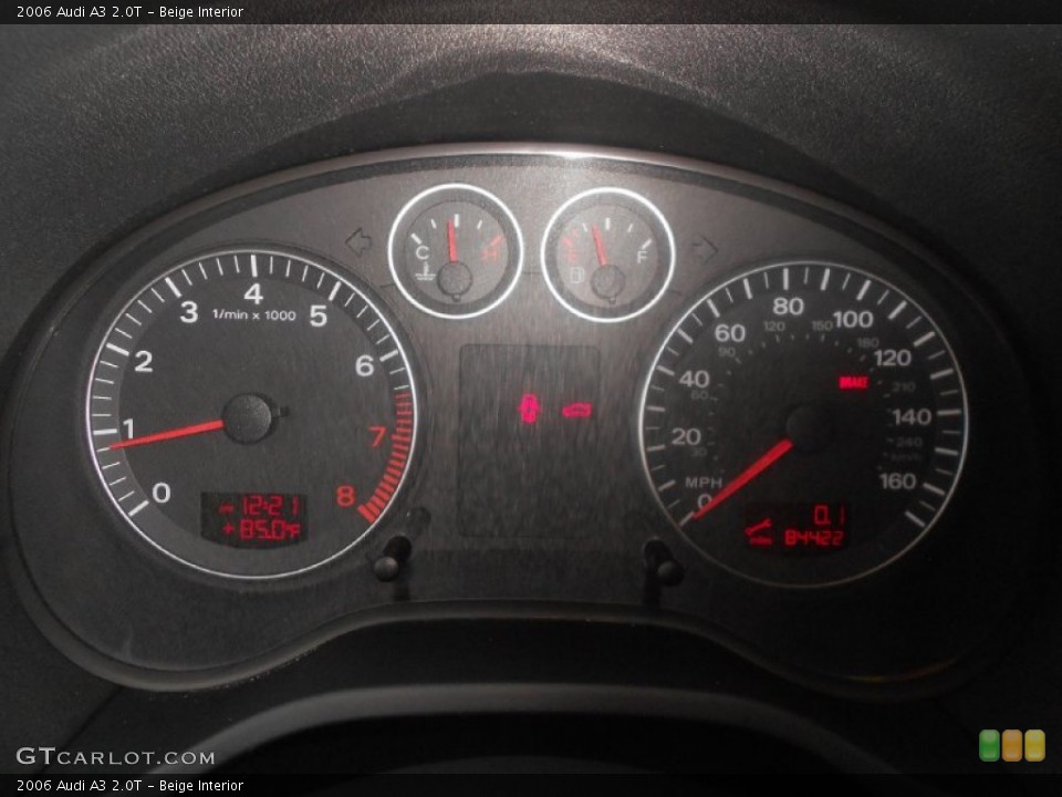 Beige Interior Gauges for the 2006 Audi A3 2.0T #70450516