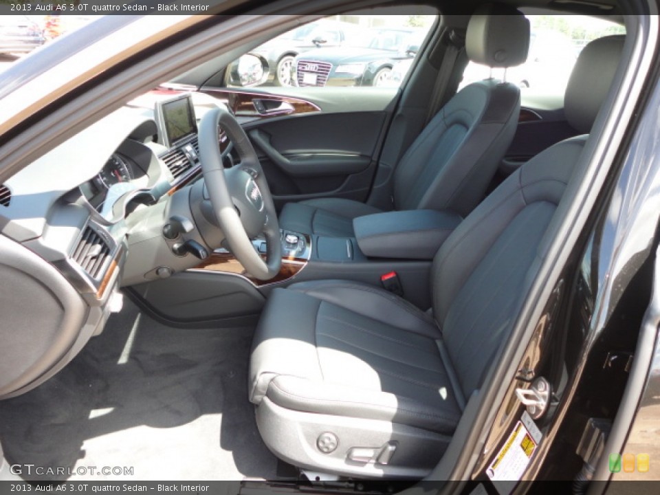 Black Interior Front Seat for the 2013 Audi A6 3.0T quattro Sedan #70450762