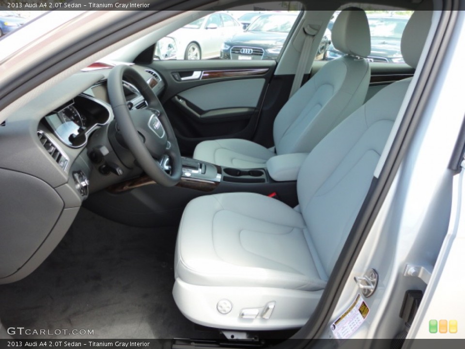 Titanium Gray Interior Front Seat for the 2013 Audi A4 2.0T Sedan #70450859
