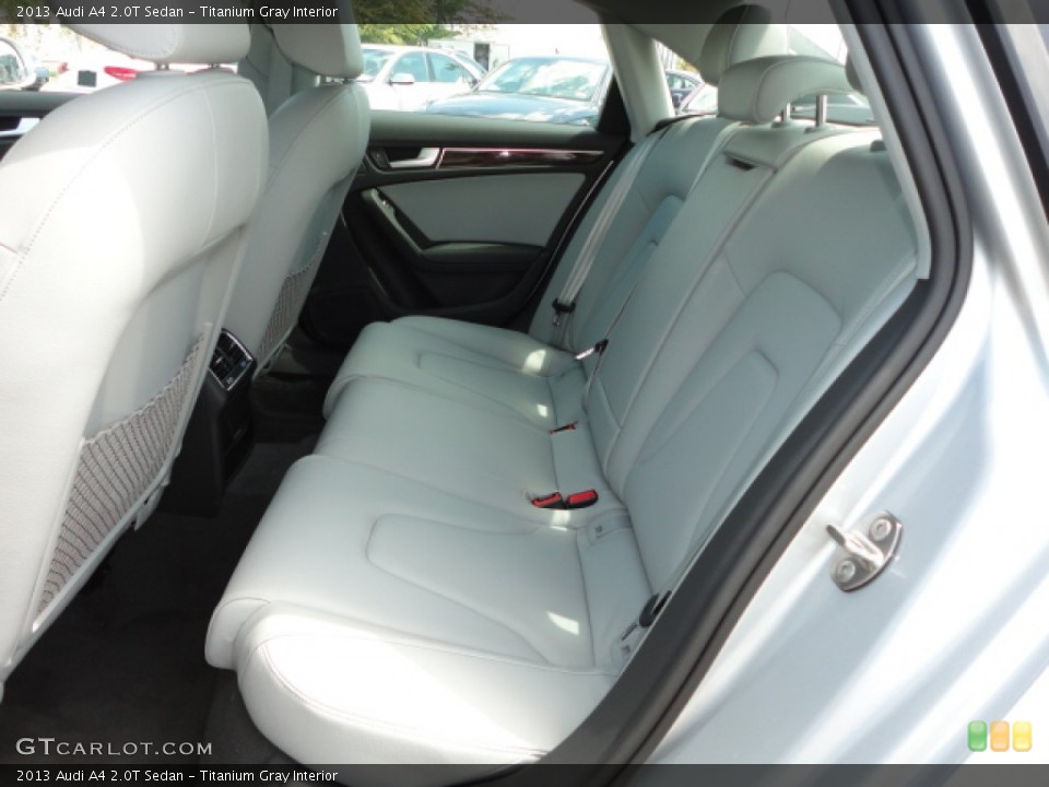 Titanium Gray Interior Rear Seat for the 2013 Audi A4 2.0T Sedan #70450870