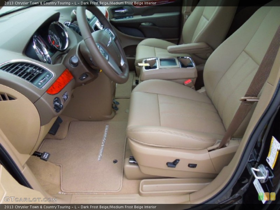Dark Frost Beige/Medium Frost Beige Interior Photo for the 2013 Chrysler Town & Country Touring - L #70453462