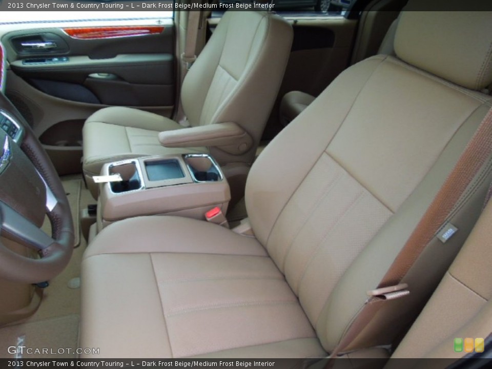 Dark Frost Beige/Medium Frost Beige Interior Front Seat for the 2013 Chrysler Town & Country Touring - L #70453471