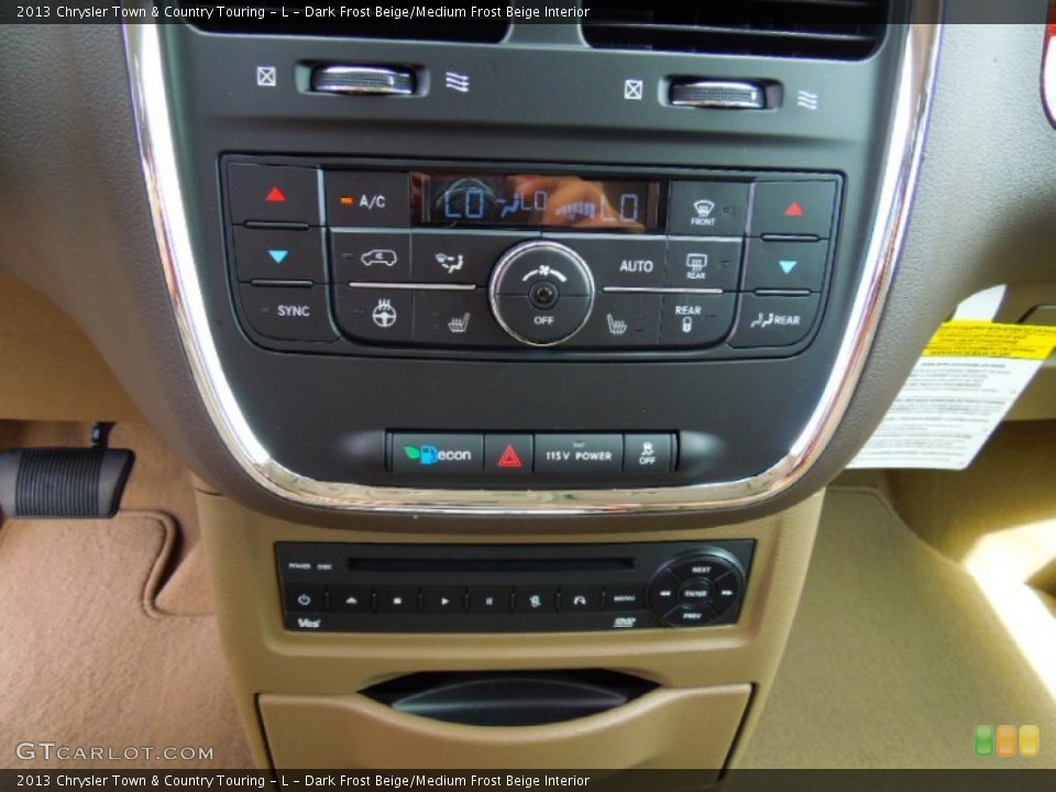 Dark Frost Beige/Medium Frost Beige Interior Controls for the 2013 Chrysler Town & Country Touring - L #70453489