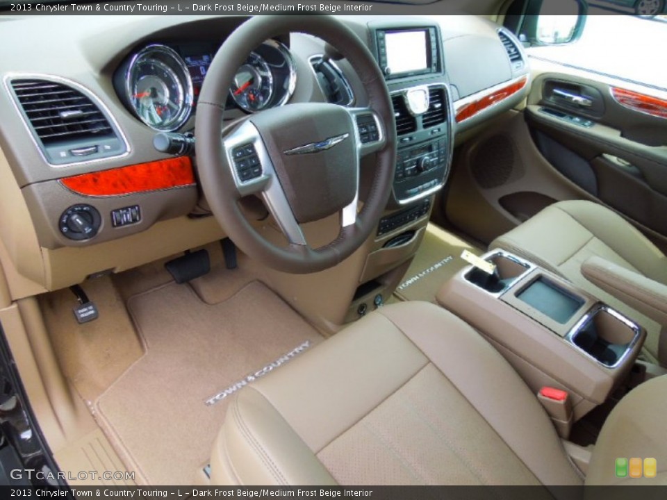 Dark Frost Beige/Medium Frost Beige 2013 Chrysler Town & Country Interiors