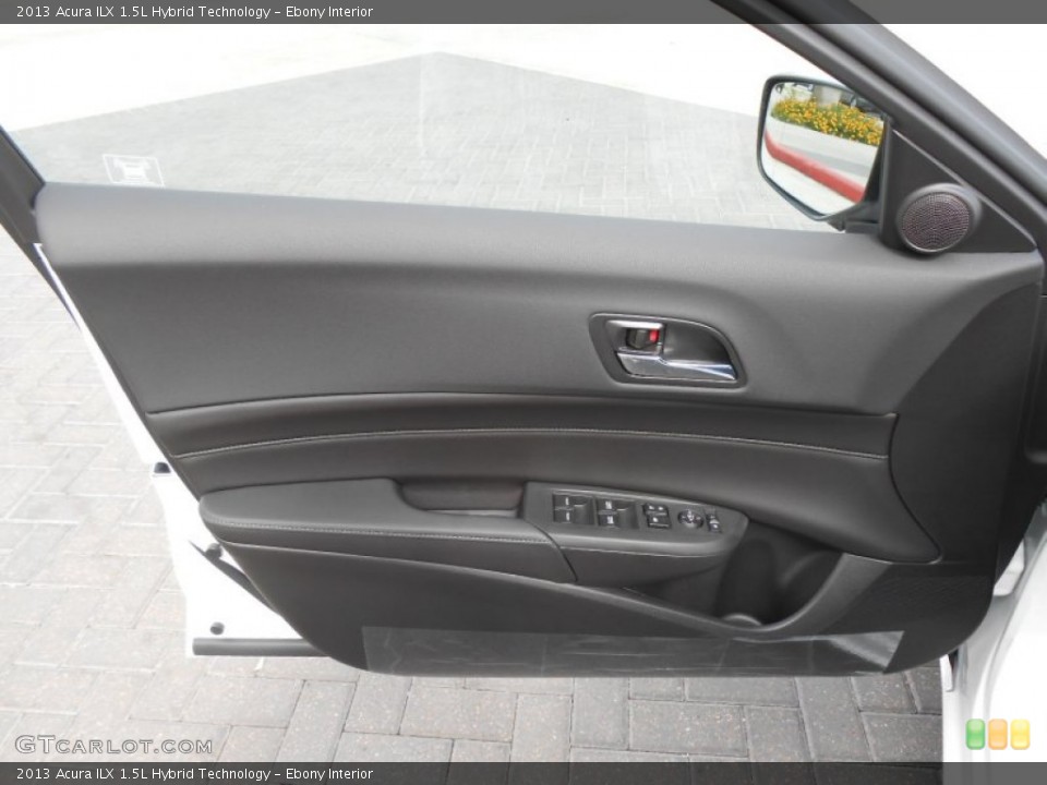 Ebony Interior Door Panel for the 2013 Acura ILX 1.5L Hybrid Technology #70456642