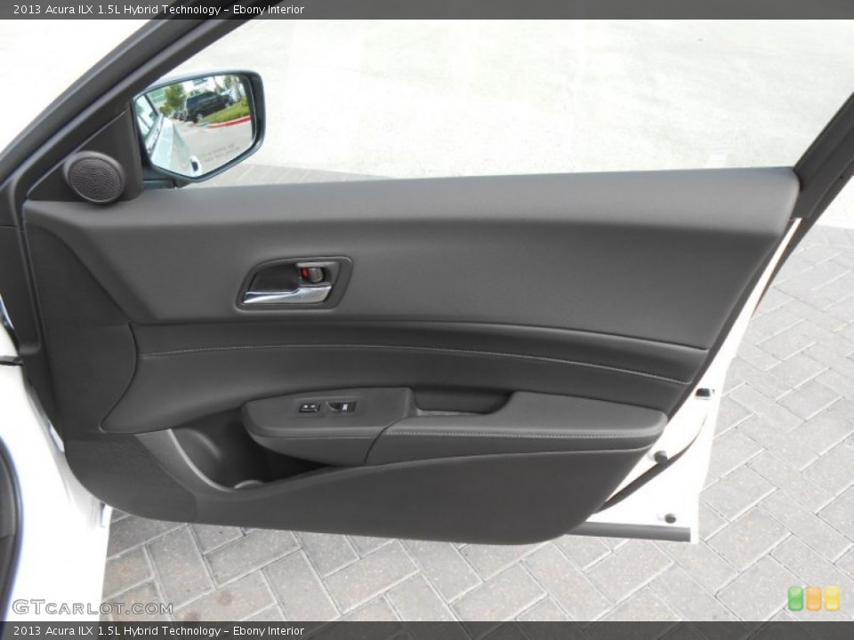 Ebony Interior Door Panel for the 2013 Acura ILX 1.5L Hybrid Technology #70456658