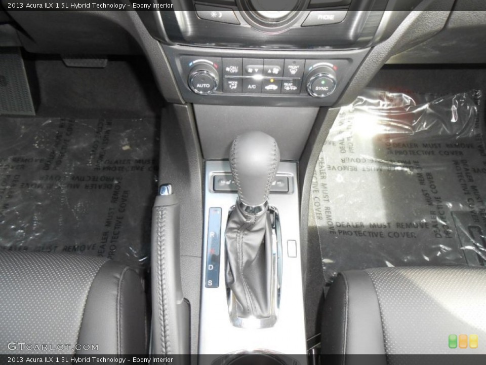 Ebony Interior Transmission for the 2013 Acura ILX 1.5L Hybrid Technology #70456711
