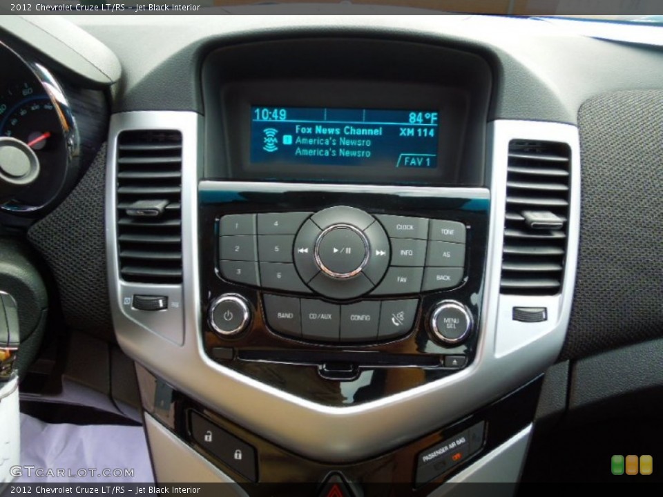 Jet Black Interior Controls for the 2012 Chevrolet Cruze LT/RS #70459135