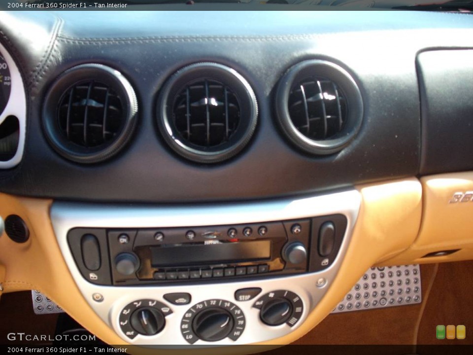 Tan Interior Controls for the 2004 Ferrari 360 Spider F1 #704609