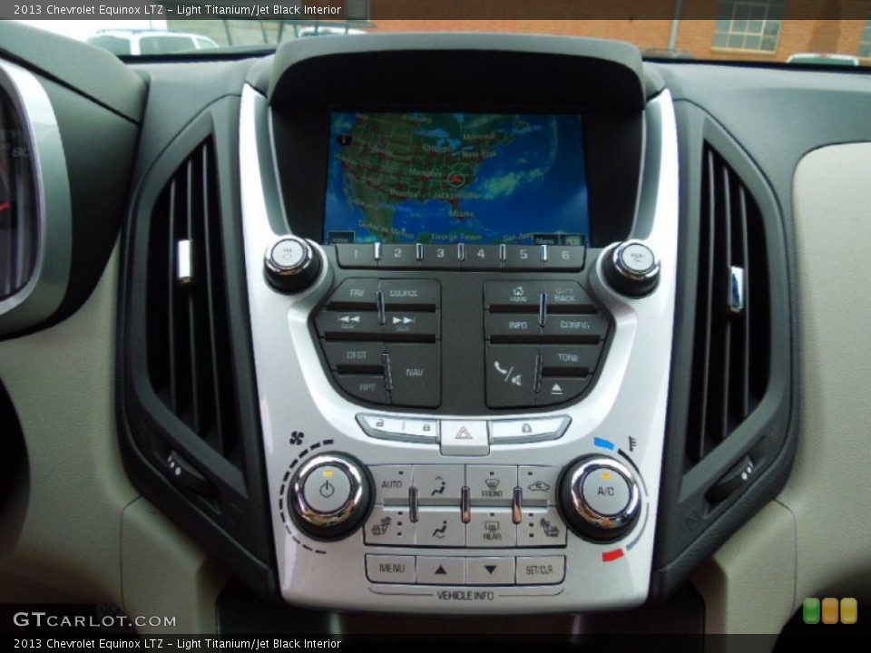 Light Titanium/Jet Black Interior Controls for the 2013 Chevrolet Equinox LTZ #70461514