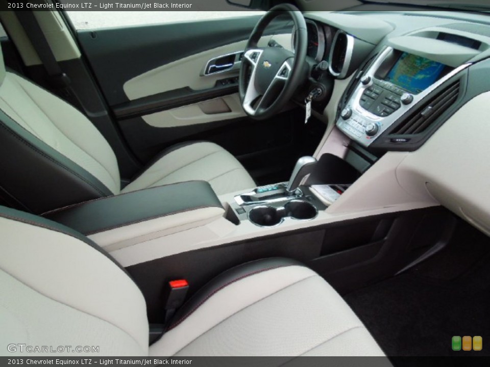 Light Titanium/Jet Black Interior Photo for the 2013 Chevrolet Equinox LTZ #70461595