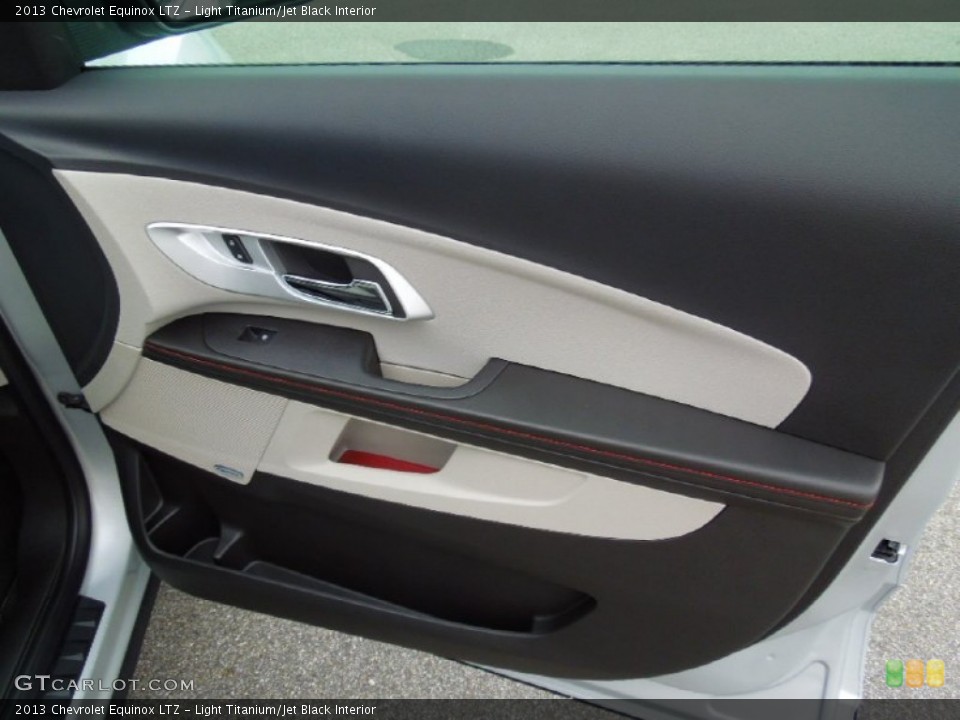 Light Titanium/Jet Black Interior Door Panel for the 2013 Chevrolet Equinox LTZ #70461605