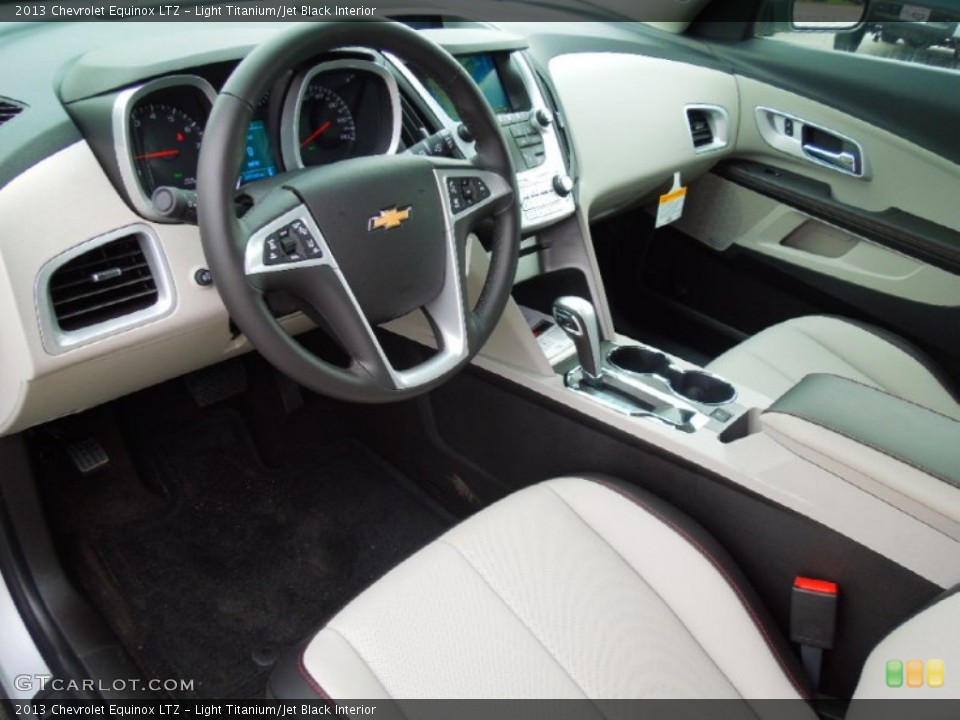 Light Titanium/Jet Black Interior Prime Interior for the 2013 Chevrolet Equinox LTZ #70461637