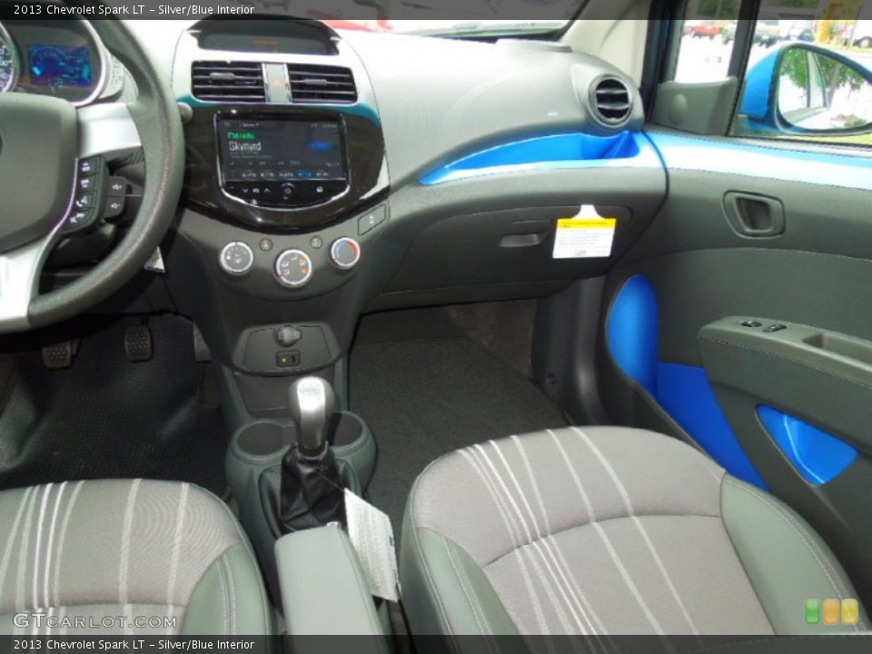 Silver/Blue Interior Dashboard for the 2013 Chevrolet Spark LT #70462039