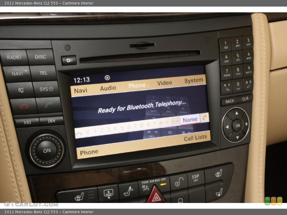 Cashmere Interior Controls for the 2011 Mercedes-Benz CLS 550 #70462558