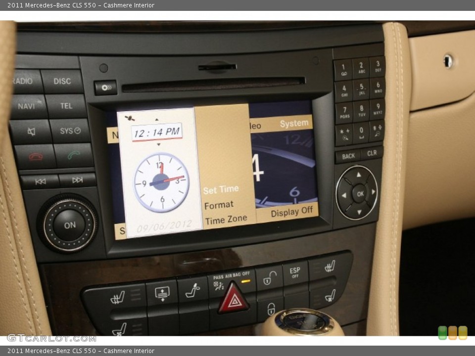 Cashmere Interior Controls for the 2011 Mercedes-Benz CLS 550 #70462585