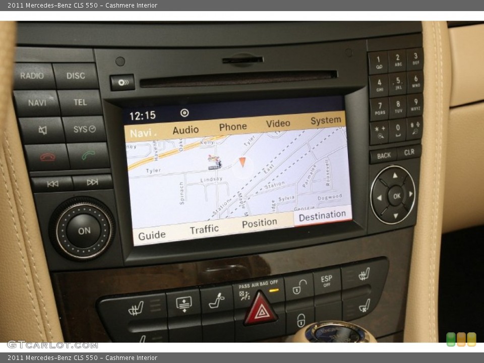 Cashmere Interior Navigation for the 2011 Mercedes-Benz CLS 550 #70462613