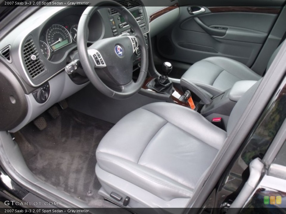 Gray Interior Photo for the 2007 Saab 9-3 2.0T Sport Sedan #70467070