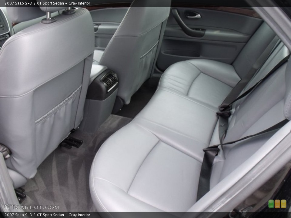 Gray Interior Photo for the 2007 Saab 9-3 2.0T Sport Sedan #70467076