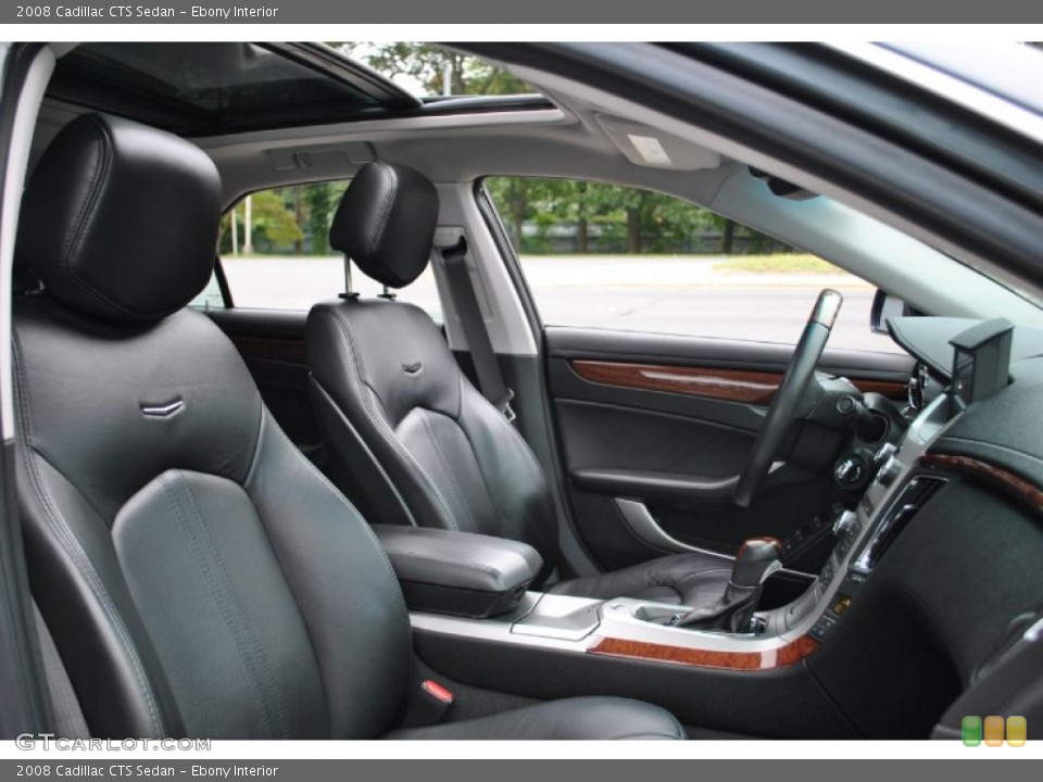 Ebony Interior Photo for the 2008 Cadillac CTS Sedan #70467085