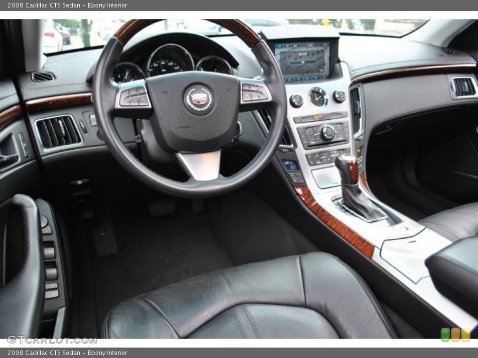 Ebony Interior Dashboard for the 2008 Cadillac CTS Sedan #70467133