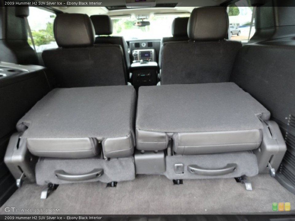 Ebony Black Interior Trunk for the 2009 Hummer H2 SUV Silver Ice #70467337
