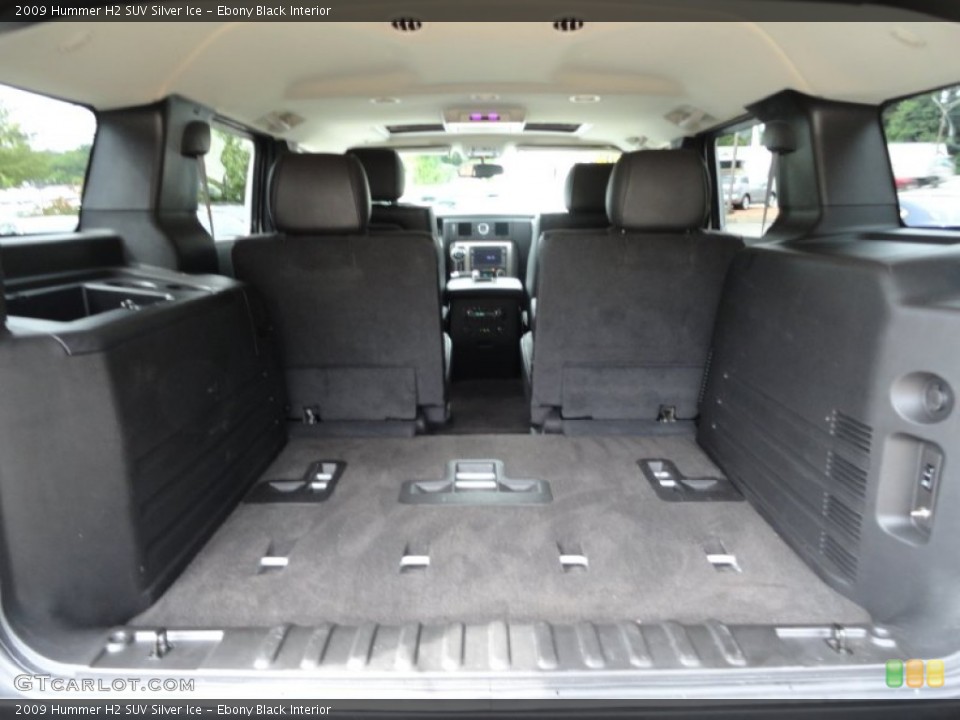 Ebony Black Interior Trunk for the 2009 Hummer H2 SUV Silver Ice #70467343