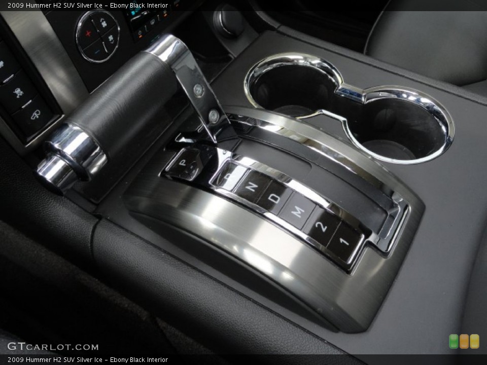 Ebony Black Interior Transmission for the 2009 Hummer H2 SUV Silver Ice #70467571