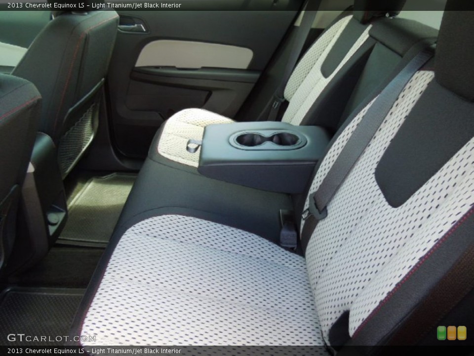 Light Titanium/Jet Black Interior Rear Seat for the 2013 Chevrolet Equinox LS #70469631