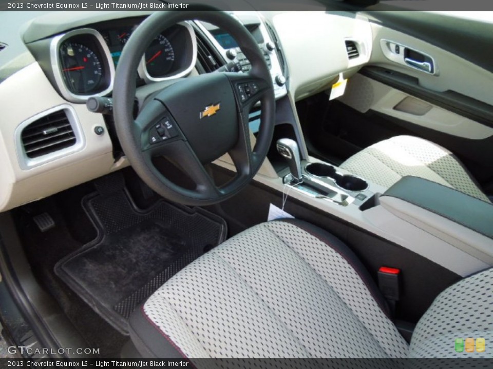 Light Titanium/Jet Black Interior Prime Interior for the 2013 Chevrolet Equinox LS #70469689