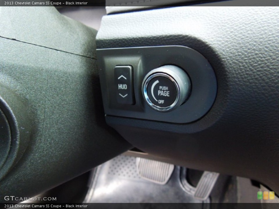 Black Interior Controls for the 2013 Chevrolet Camaro SS Coupe #70470223